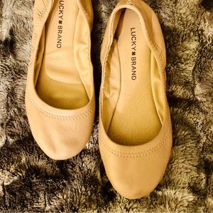 Lucky Brand | Emmie Ballet Flats in Nude, Great Condition